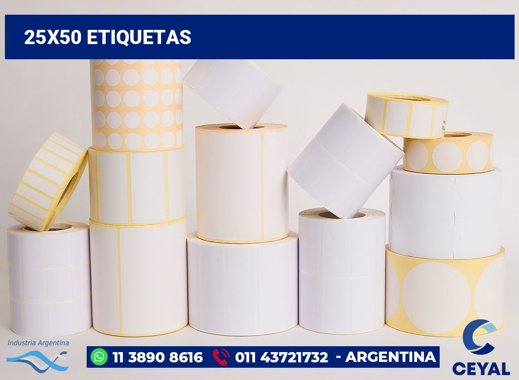 25x50 Etiquetas