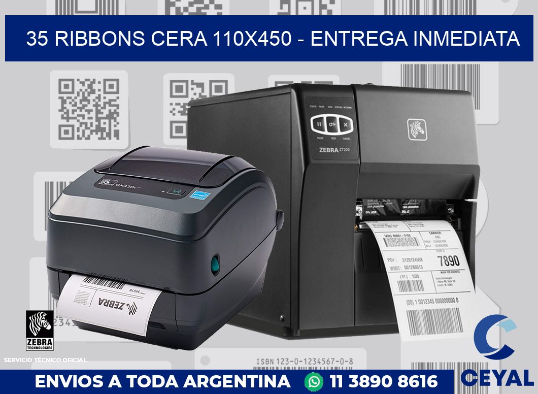 35 Ribbons cera 110x450 - Entrega inmediata