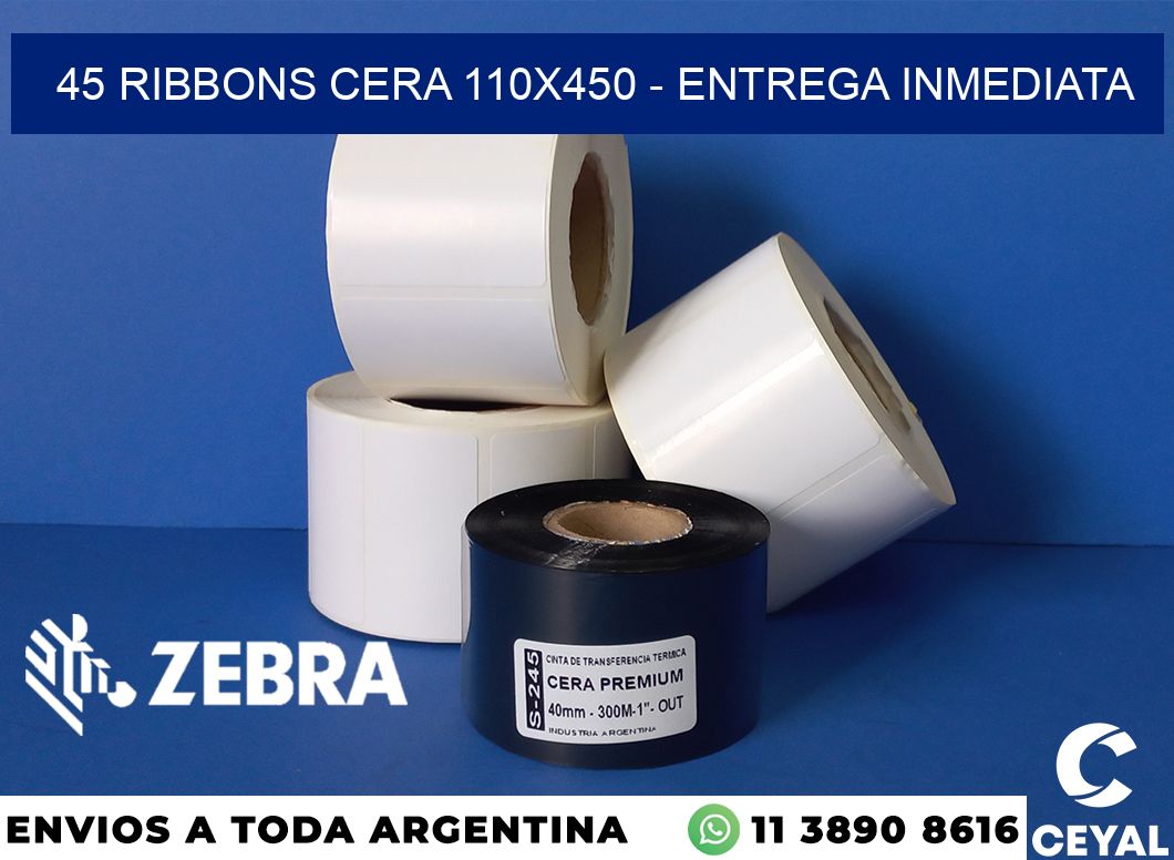 45 Ribbons cera 110x450 - Entrega inmediata
