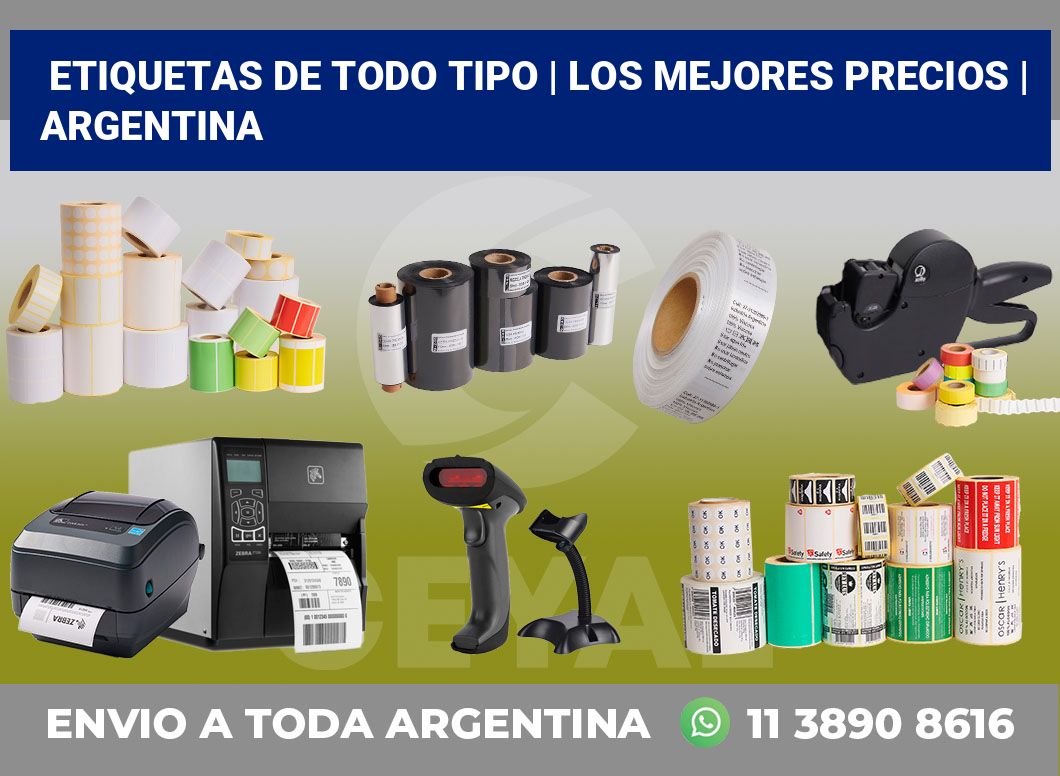 Etiquetas de todo tipo | Los mejores precios | Argentina