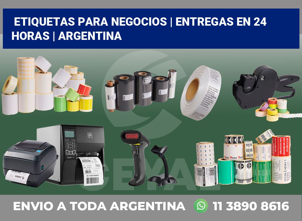 Etiquetas para negocios | Entregas en 24 horas | Argentina