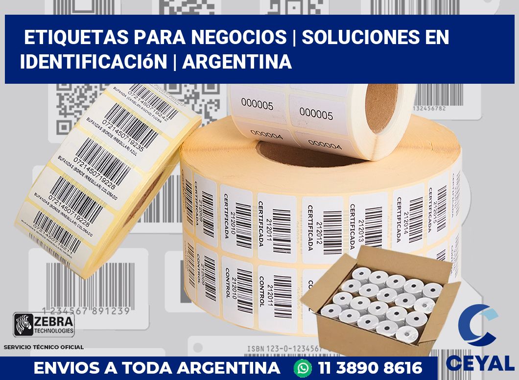 Etiquetas para negocios | Soluciones en identificación | Argentina