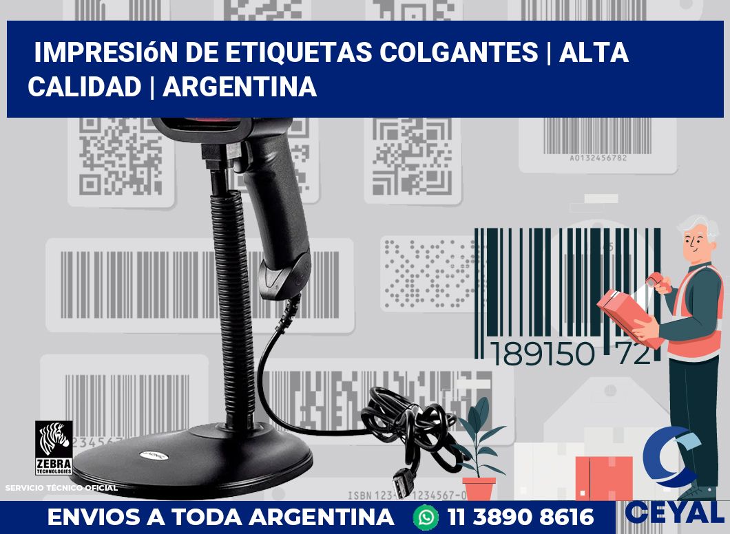 Impresión de etiquetas colgantes | Alta calidad | Argentina