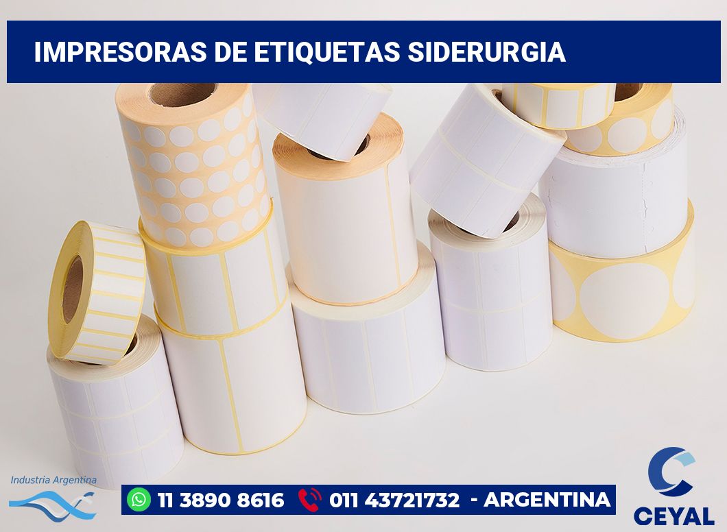Impresoras de etiquetas siderurgia