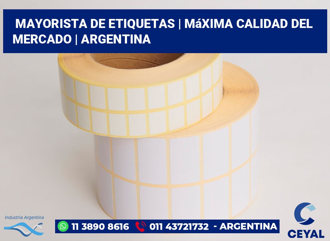 Mayorista de etiquetas | Máxima calidad del mercado | Argentina