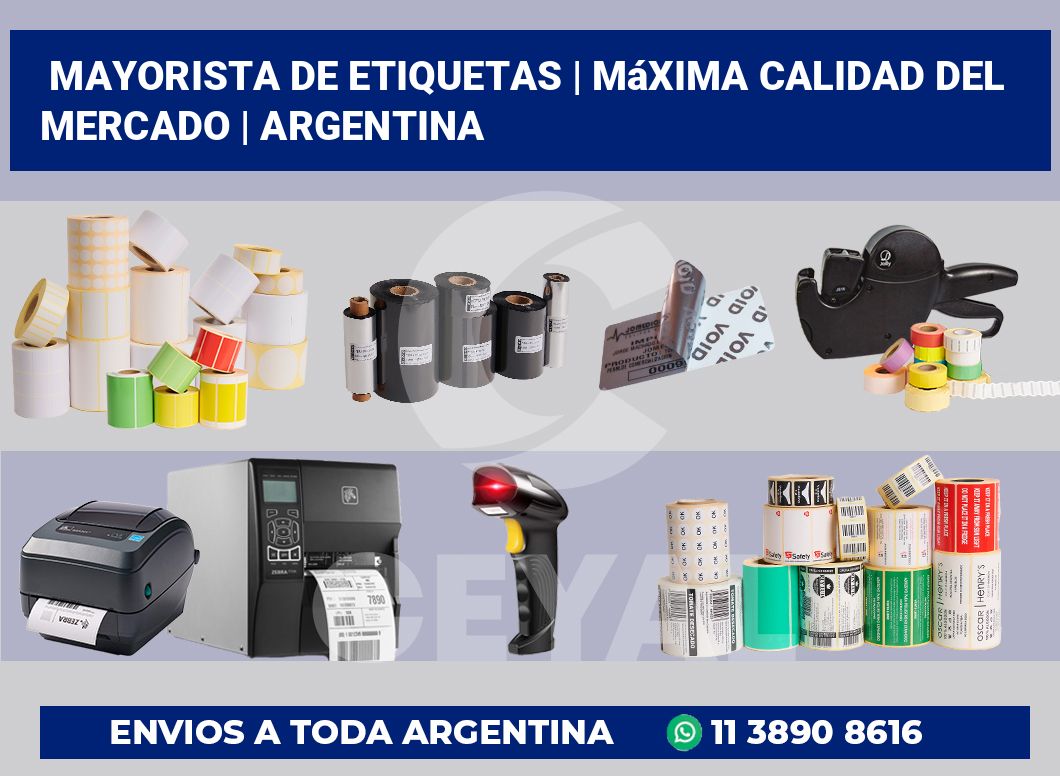 Mayorista de etiquetas | Máxima calidad del mercado | Argentina