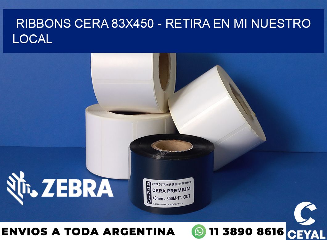 Ribbons cera 83x450 - retira en mi nuestro local