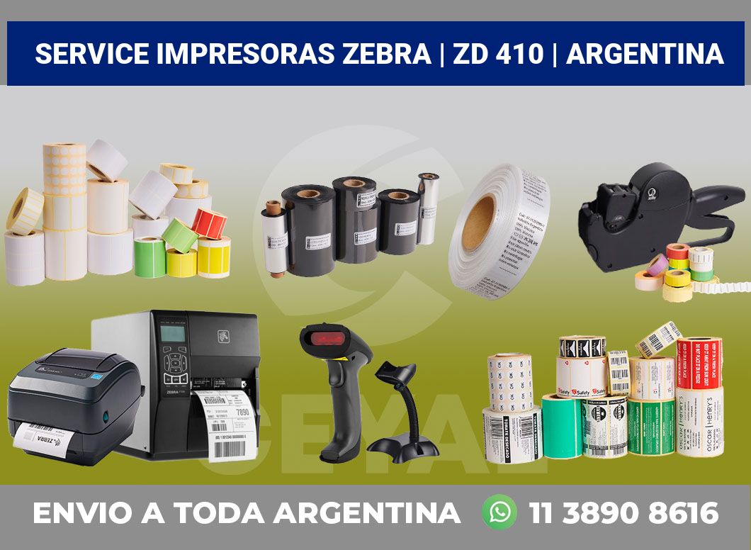 Service impresoras Zebra | ZD 410 | Argentina