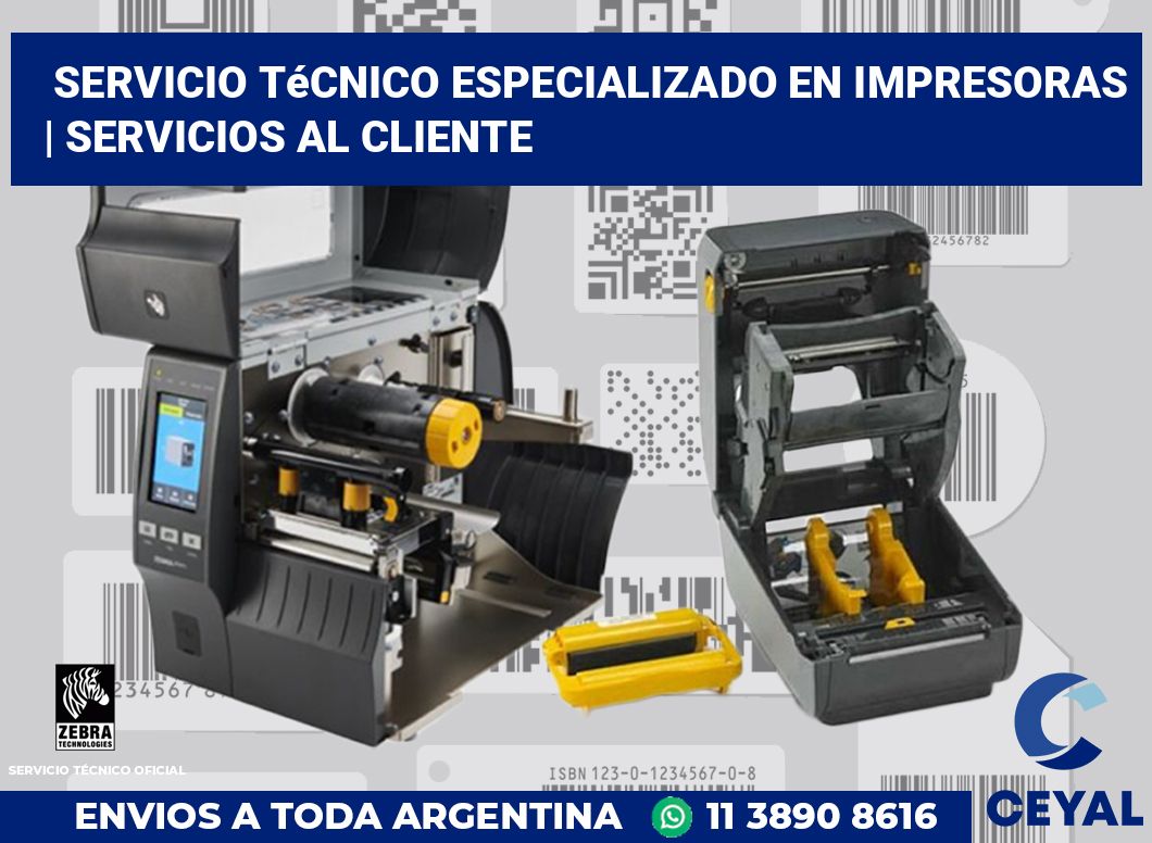 Servicio técnico especializado en impresoras | Servicios al cliente