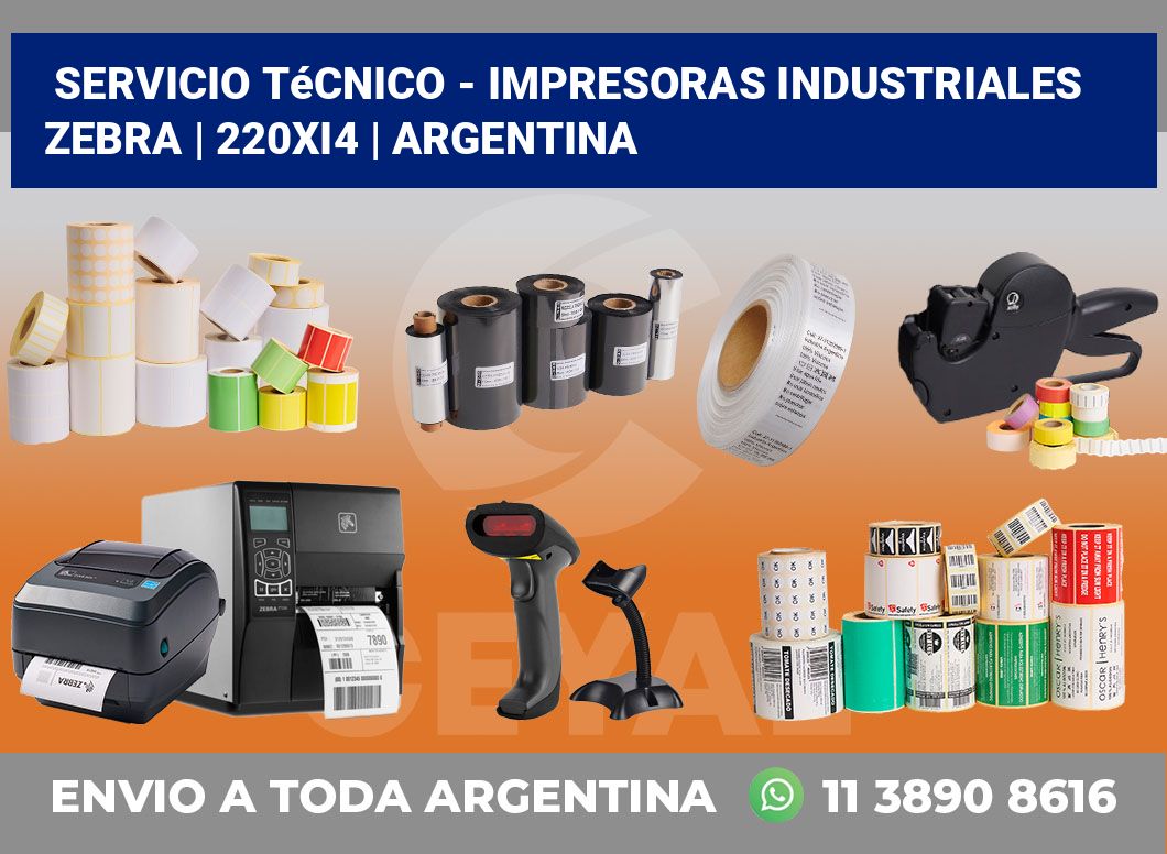 Servicio técnico – impresoras industriales Zebra | 220Xi4 | Argentina