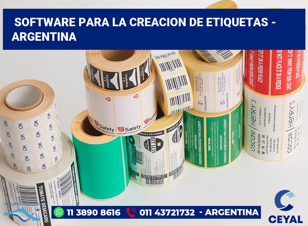 Software para la creacion de etiquetas - Argentina
