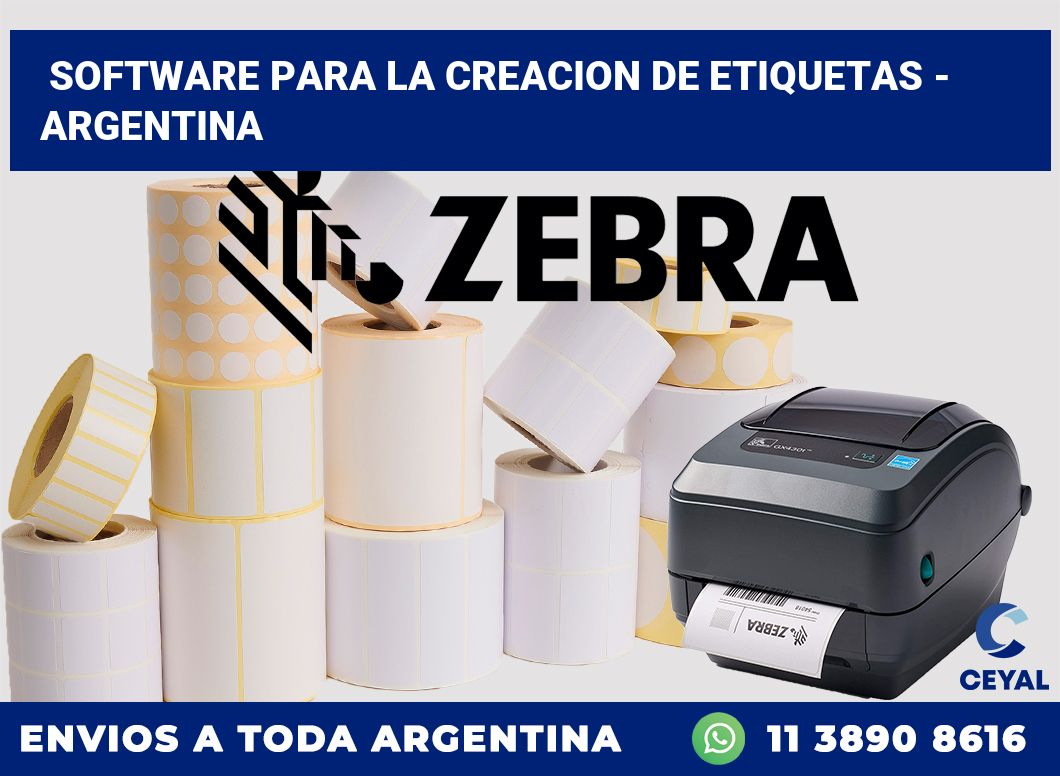 Software para la creacion de etiquetas – Argentina
