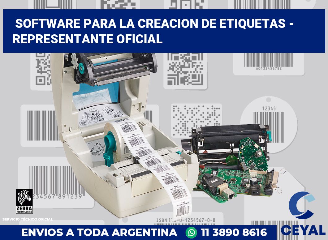 Software para la creacion de etiquetas - Representante oficial