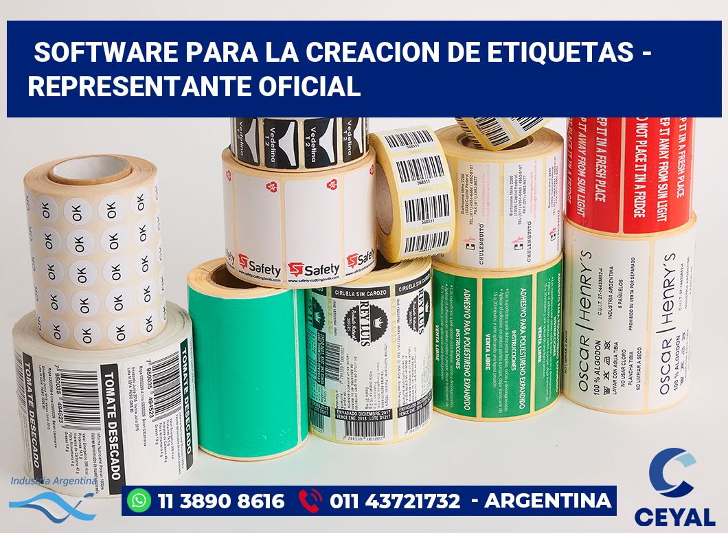 Software para la creacion de etiquetas - Representante oficial