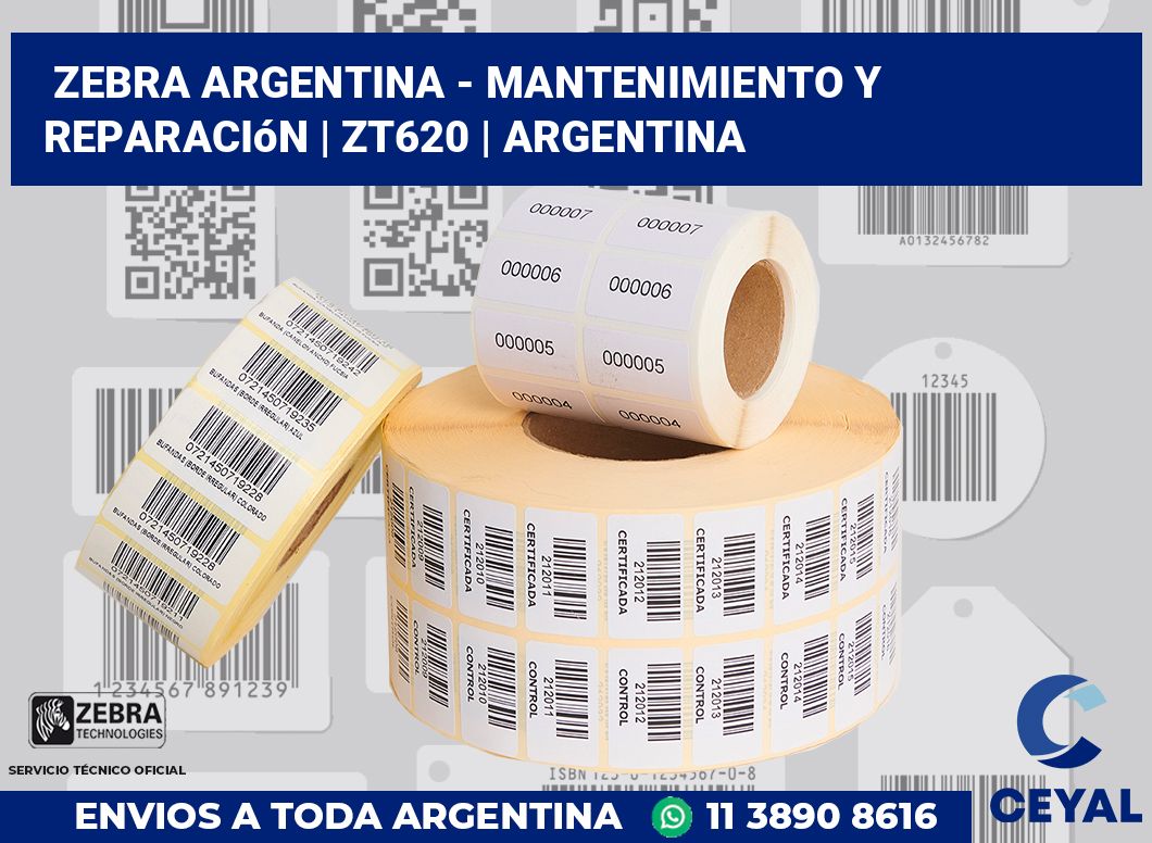 Zebra argentina - Mantenimiento y reparación | ZT620 | Argentina
