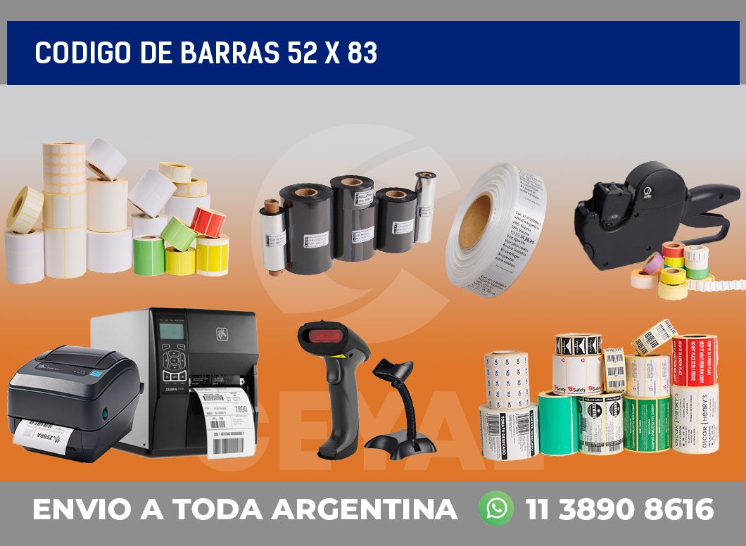codigo de barras 52 x 83