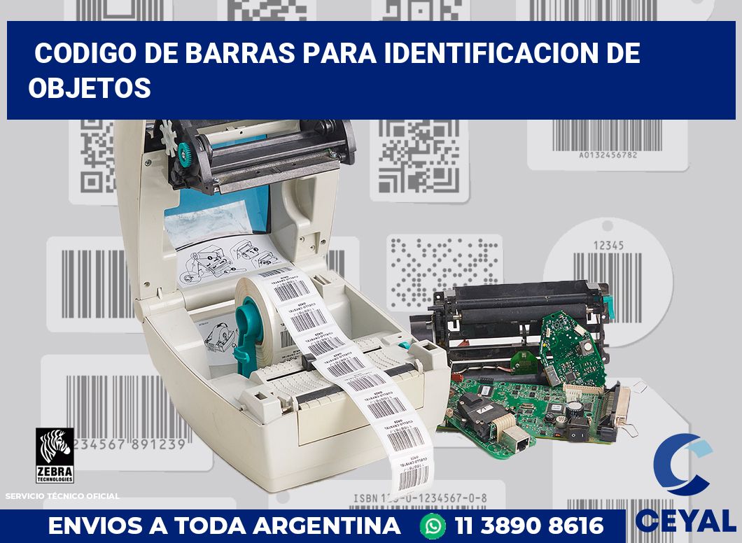 codigo de barras para identificacion de objetos