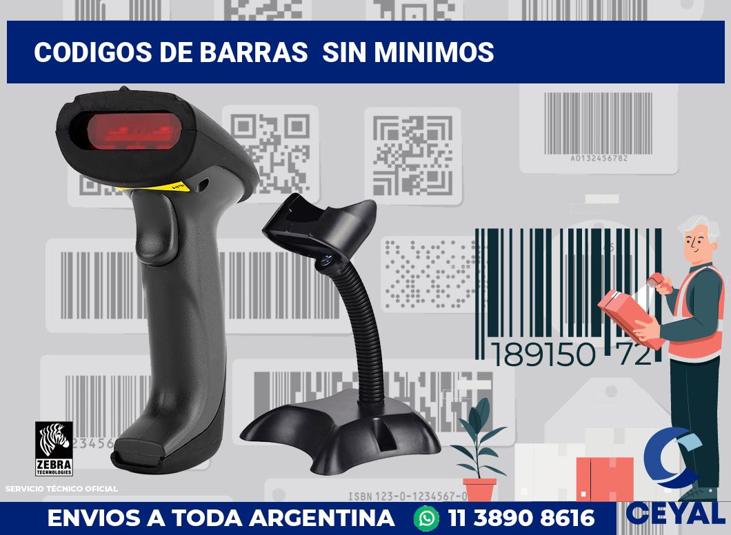 codigos de barras  sin minimos