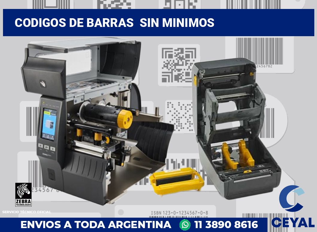 codigos de barras  sin minimos