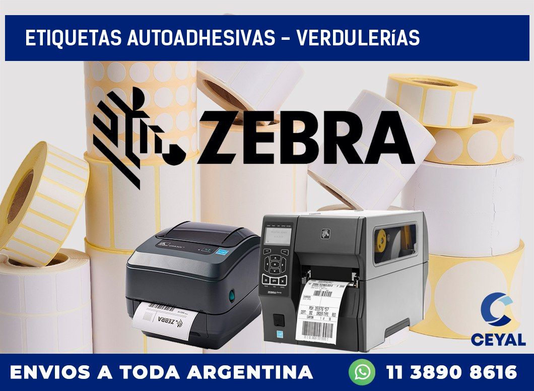 etiquetas autoadhesivas - Verdulerías