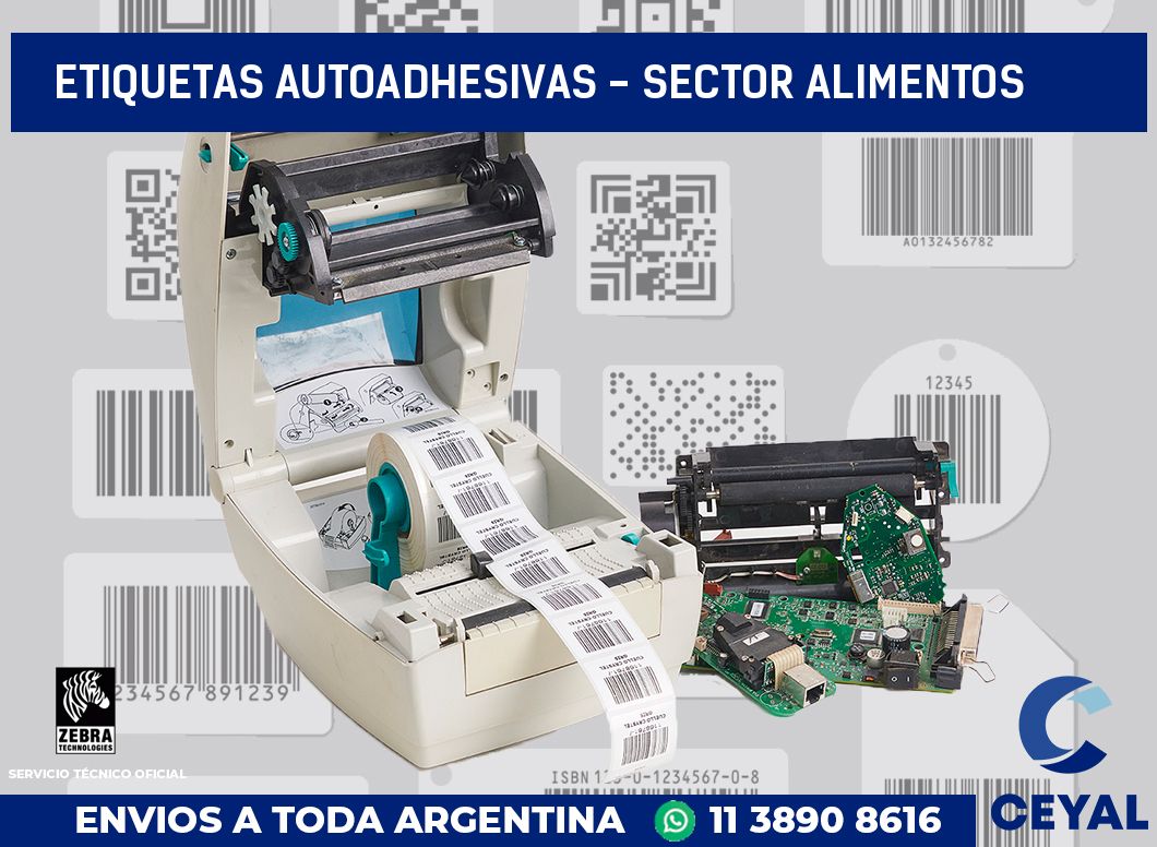 etiquetas autoadhesivas - sector alimentos