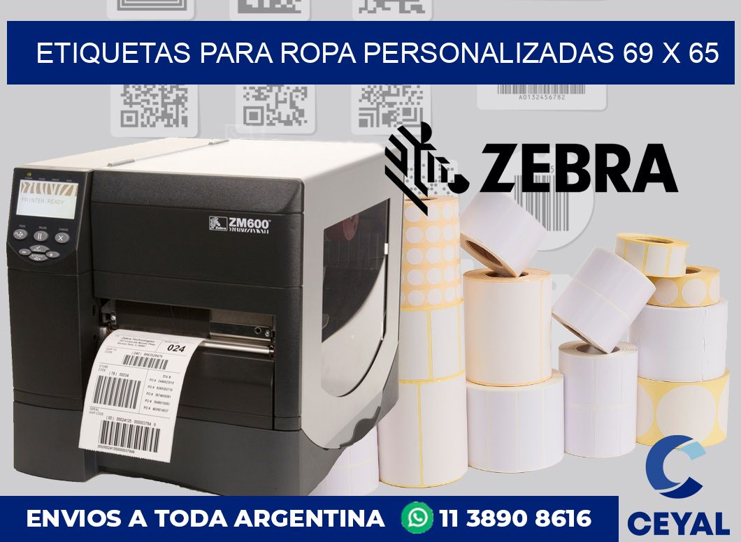 etiquetas para ropa personalizadas 69 x 65