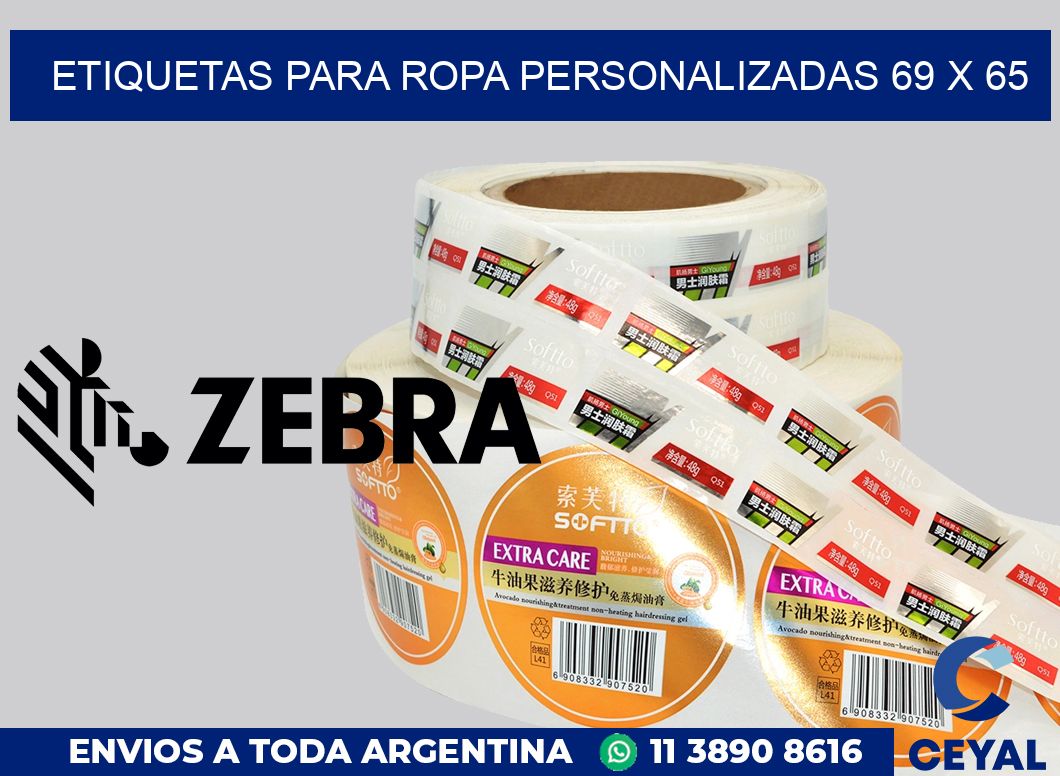 etiquetas para ropa personalizadas 69 x 65