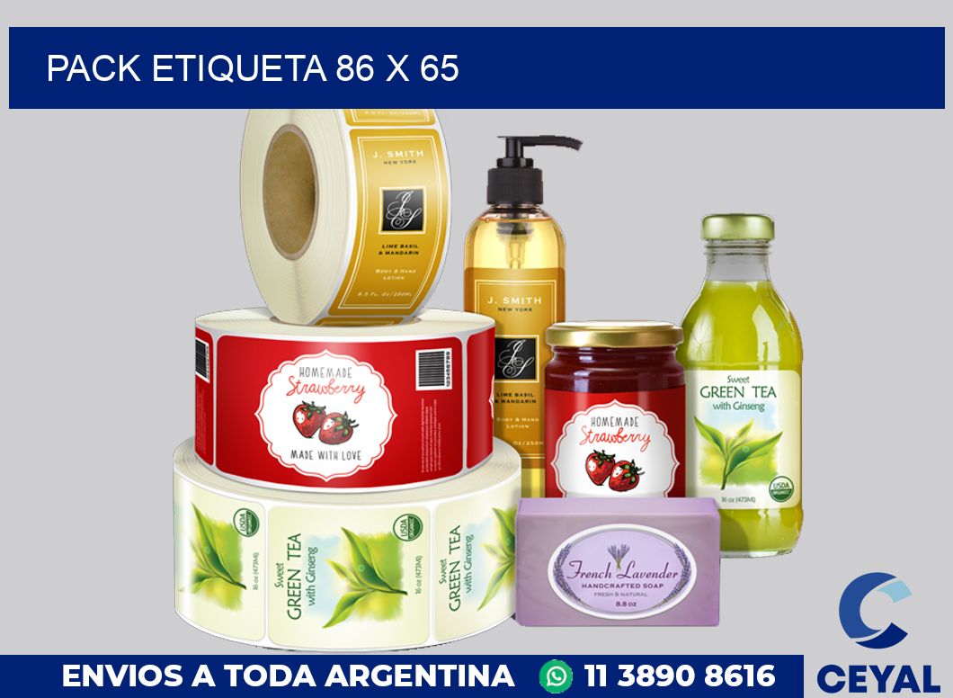 pack etiqueta 86 x 65