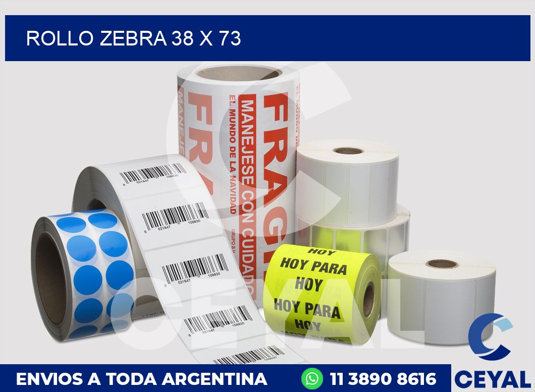 rollo zebra 38 x 73