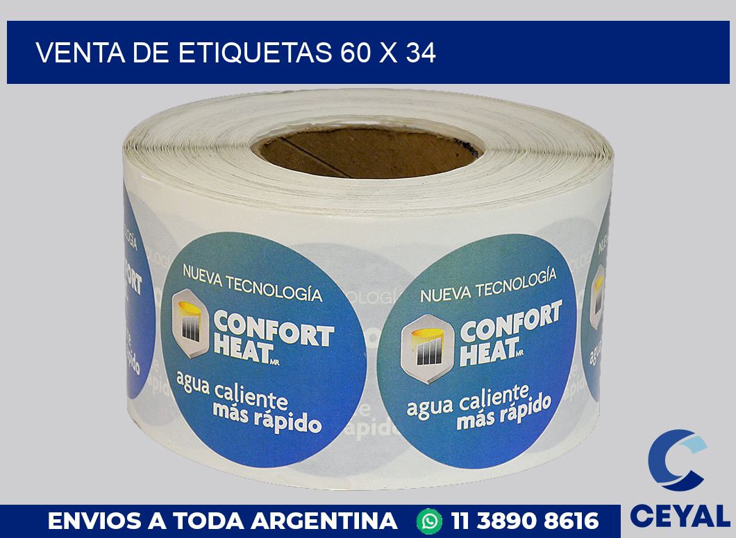 venta de etiquetas 60 x 34
