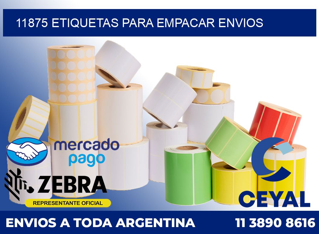11875 Etiquetas para empacar envios