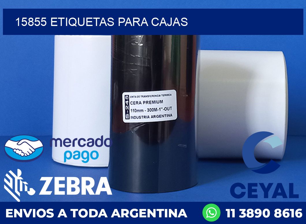 15855 etiquetas para cajas