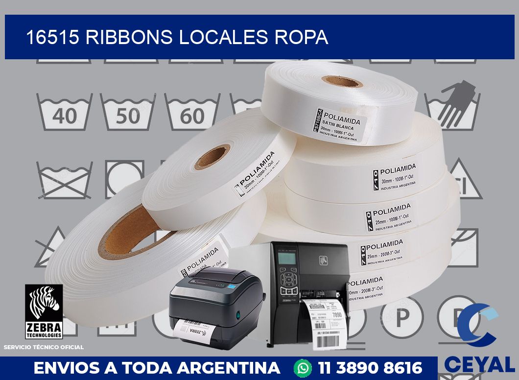 16515 ribbons locales ropa