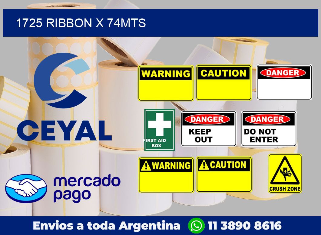 1725 ribbon x 74mts