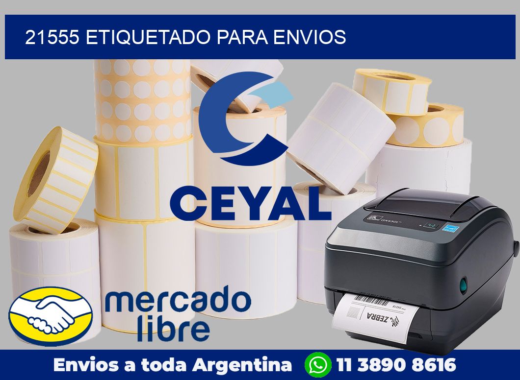 21555 etiquetado para envios