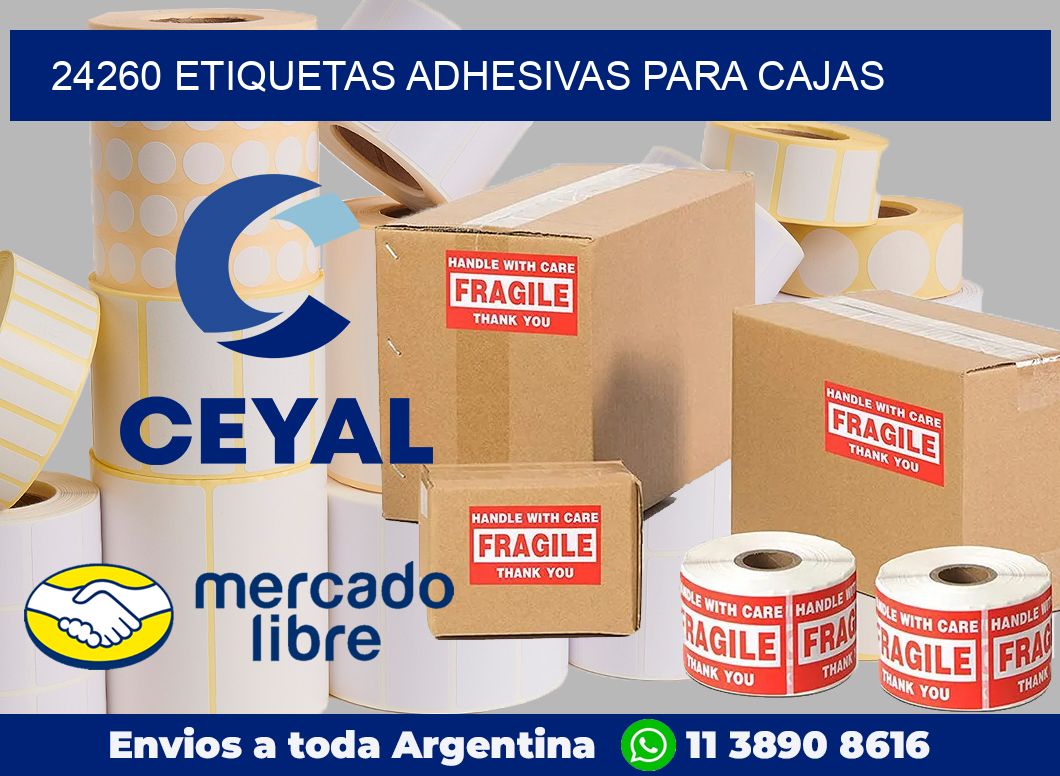 24260 Etiquetas adhesivas para cajas