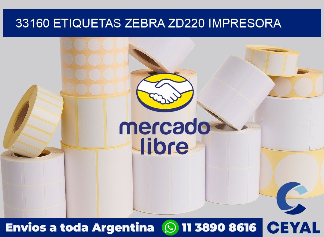 33160 etiquetas Zebra zd220 impresora