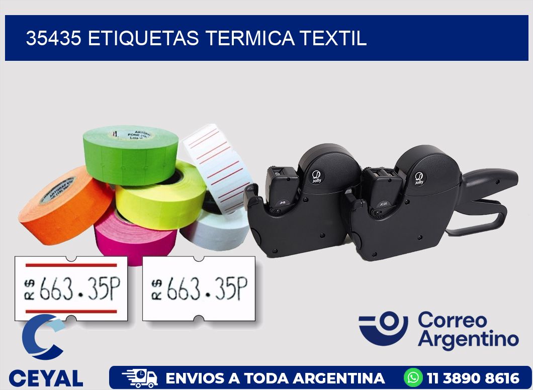 35435 etiquetas termica textil