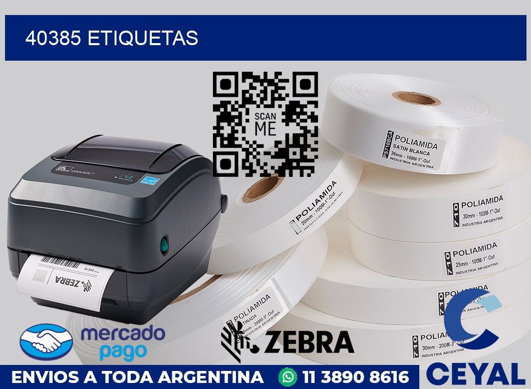 40385 etiquetas