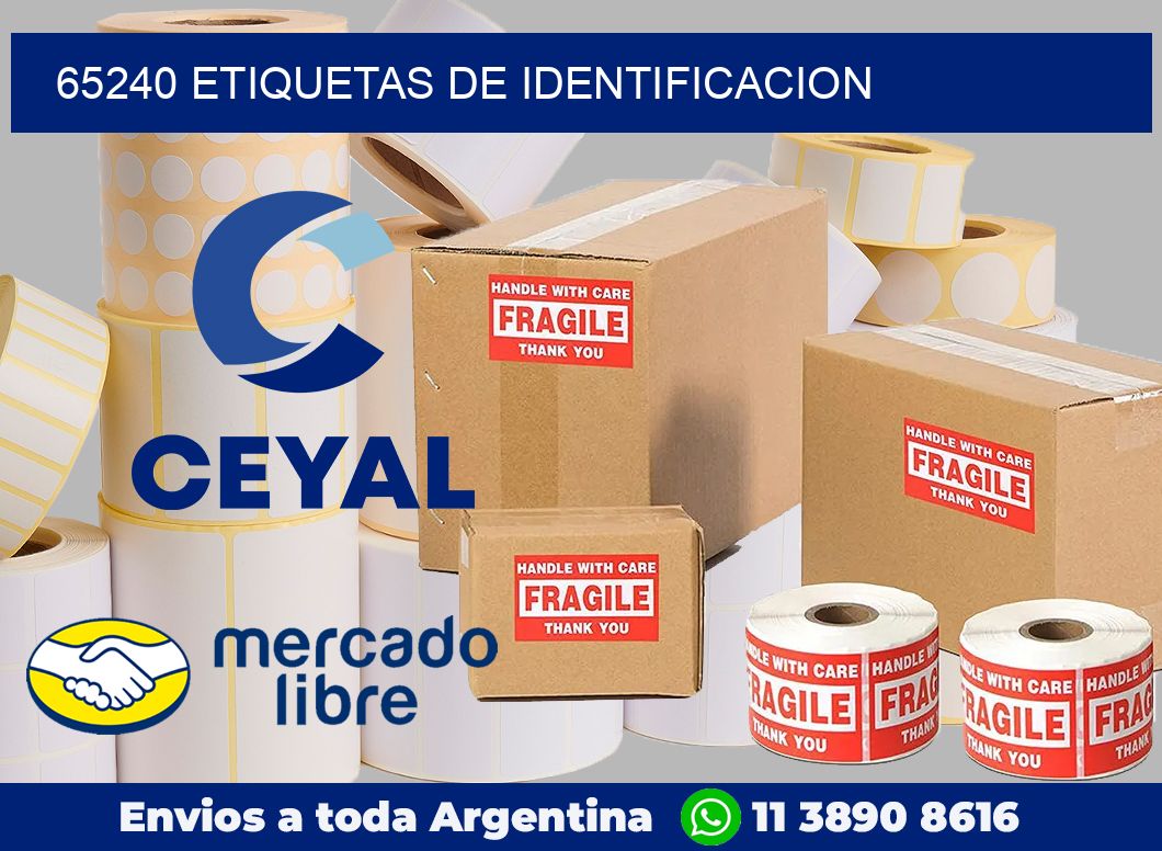 65240 Etiquetas de identificacion