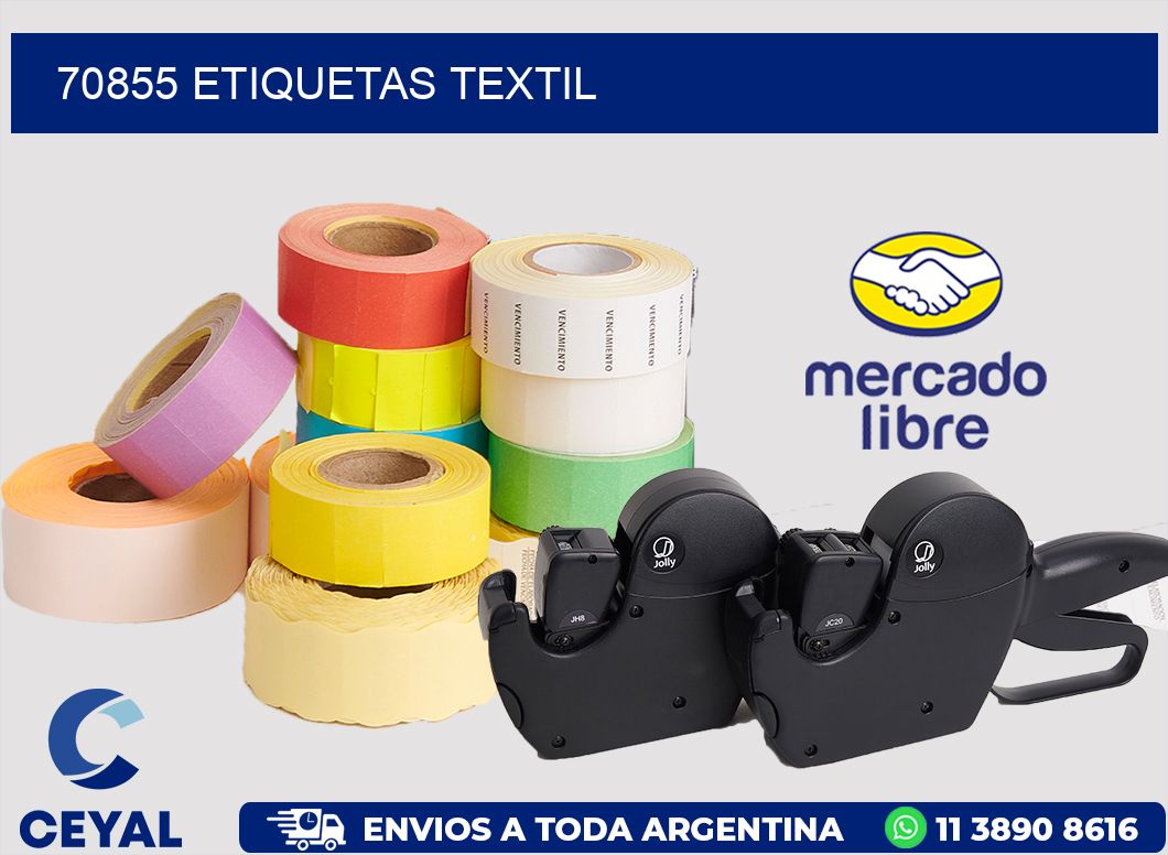 70855 etiquetas textil