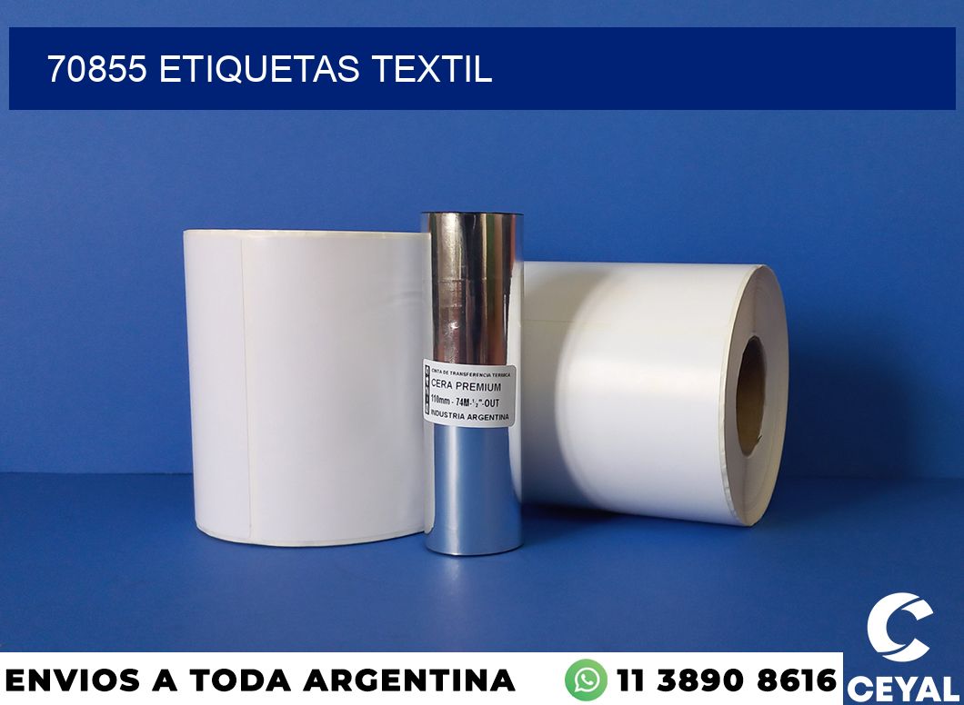 70855 etiquetas textil