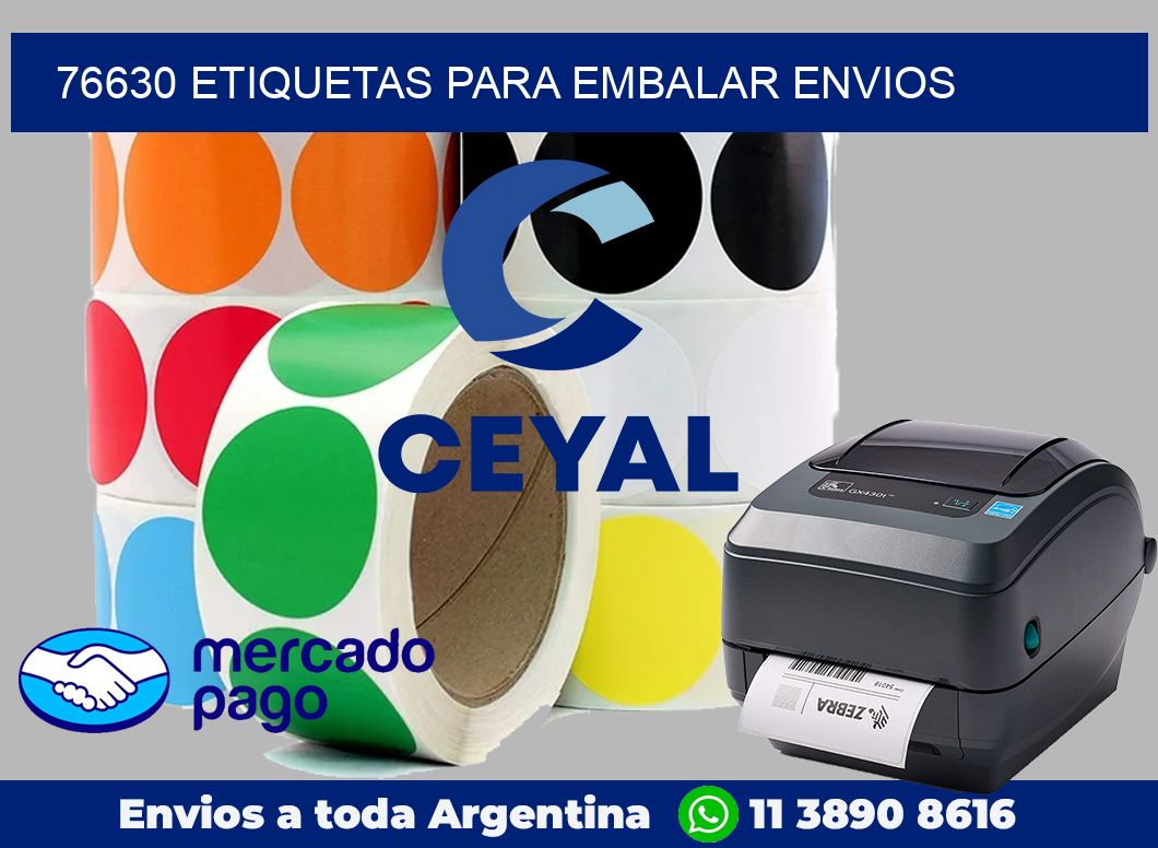 76630 Etiquetas para embalar envios