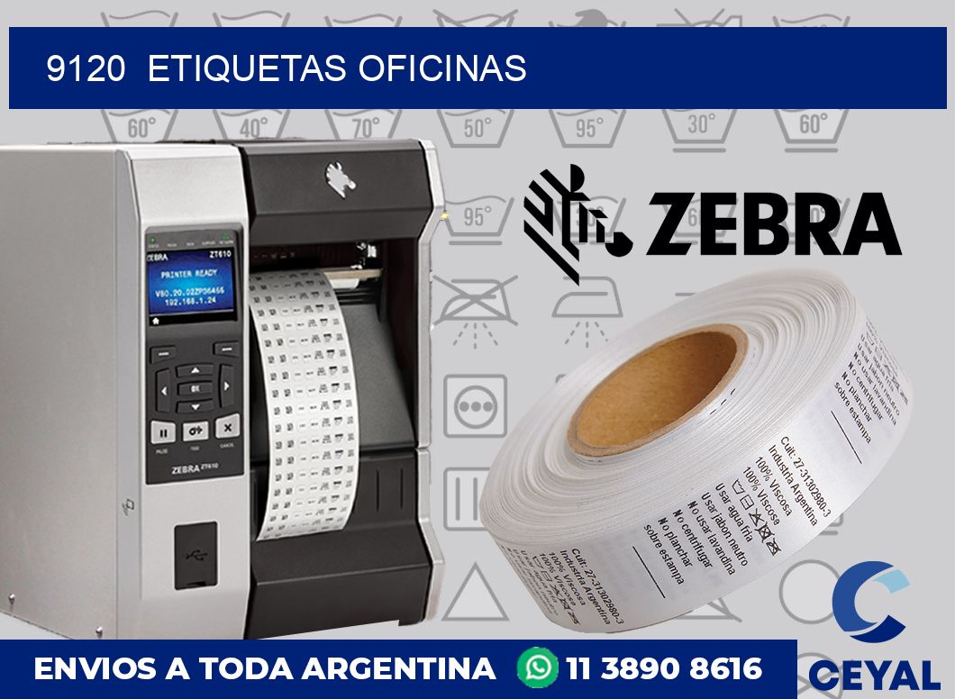 9120  Etiquetas oficinas