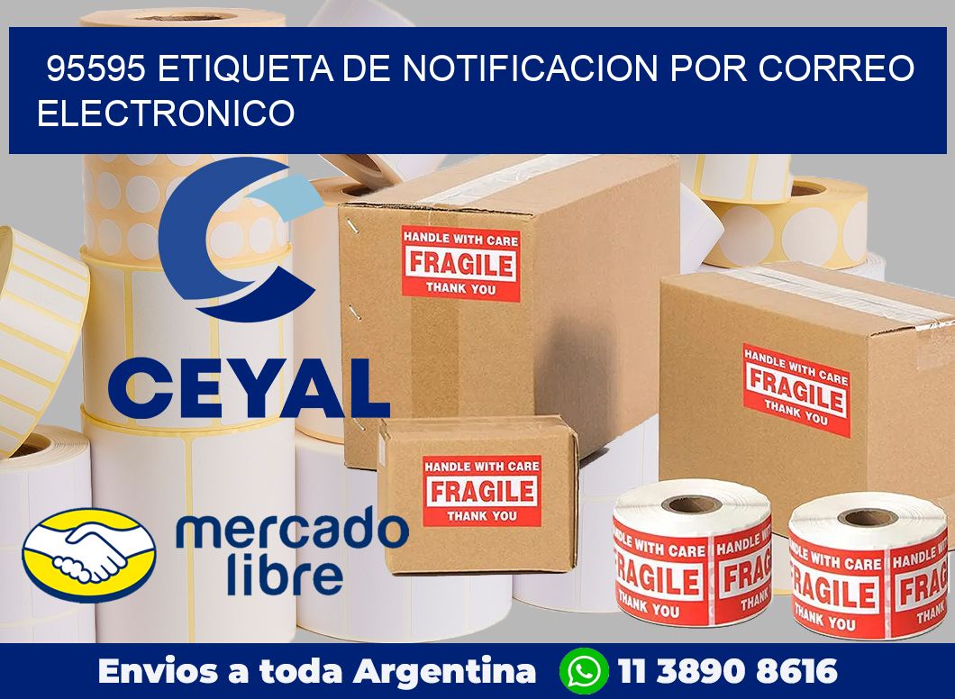 95595 Etiqueta de notificacion por correo electronico
