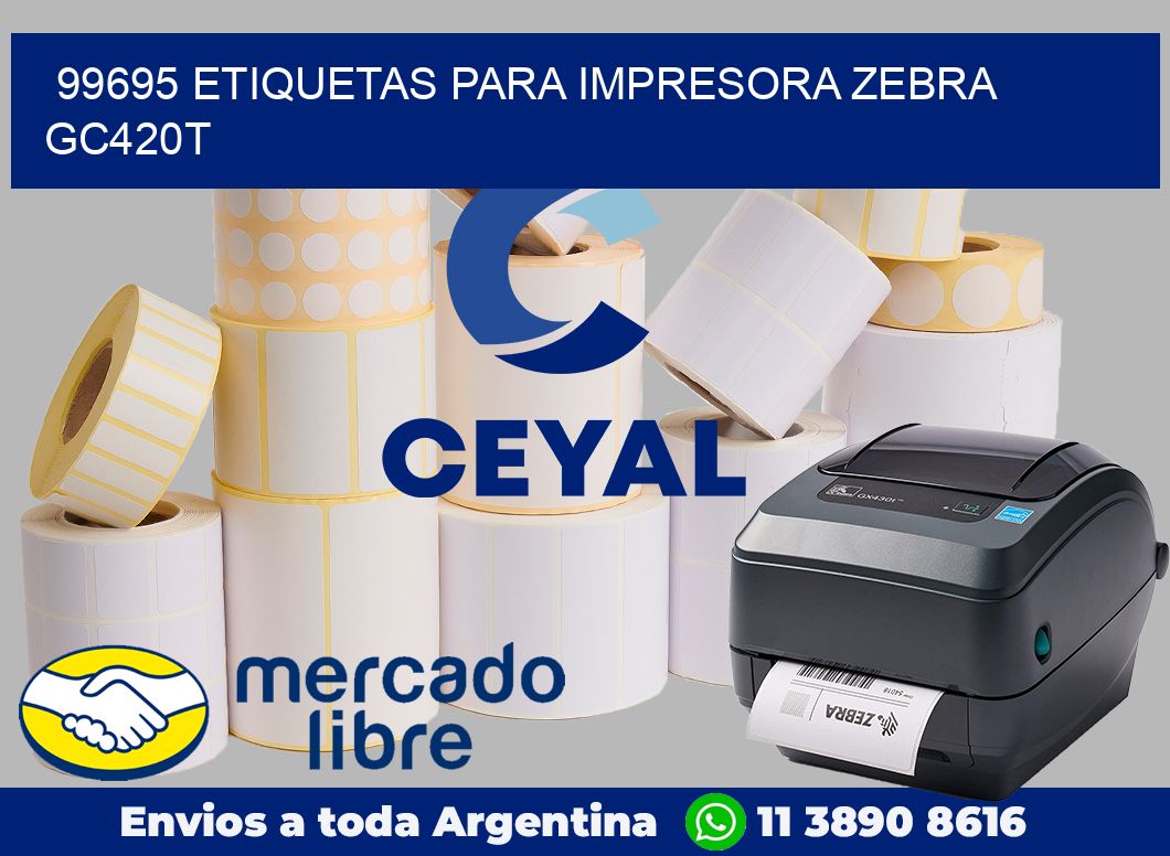 99695 etiquetas para impresora zebra GC420T