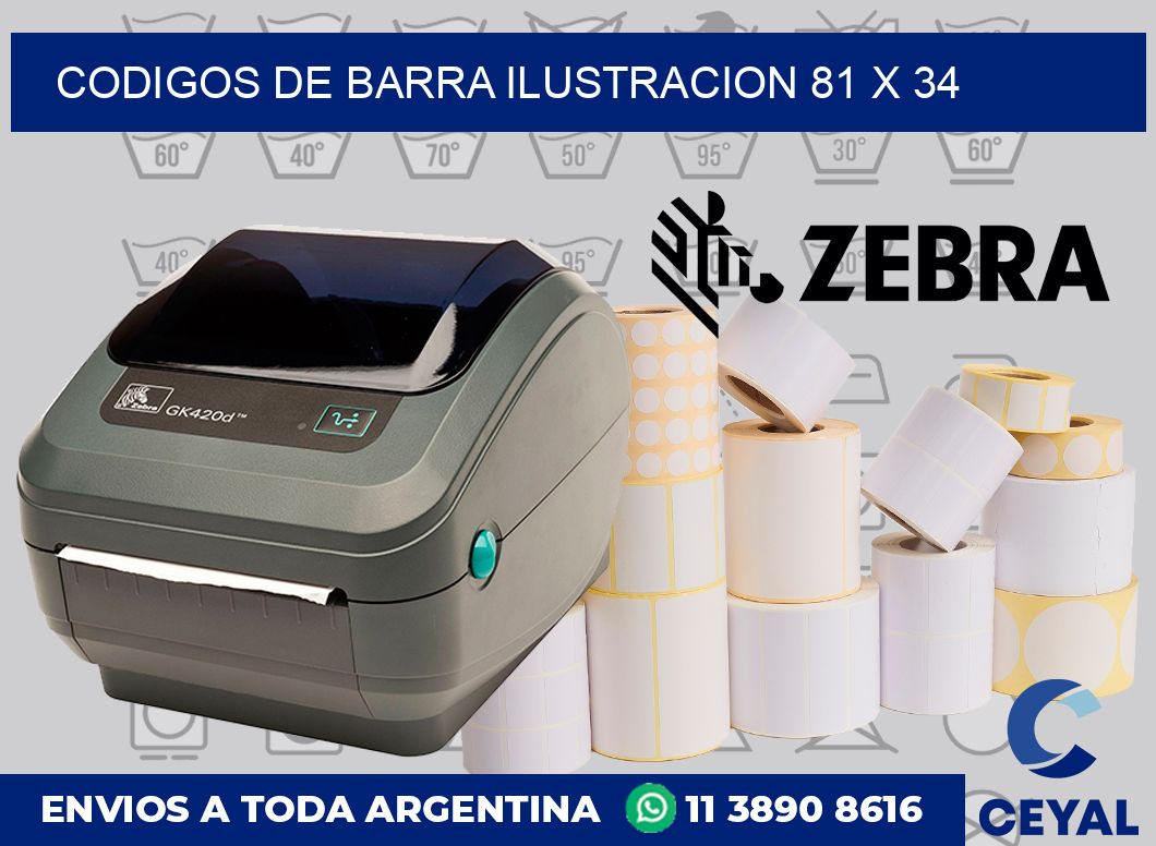 Codigos de barra ilustracion 81 x 34