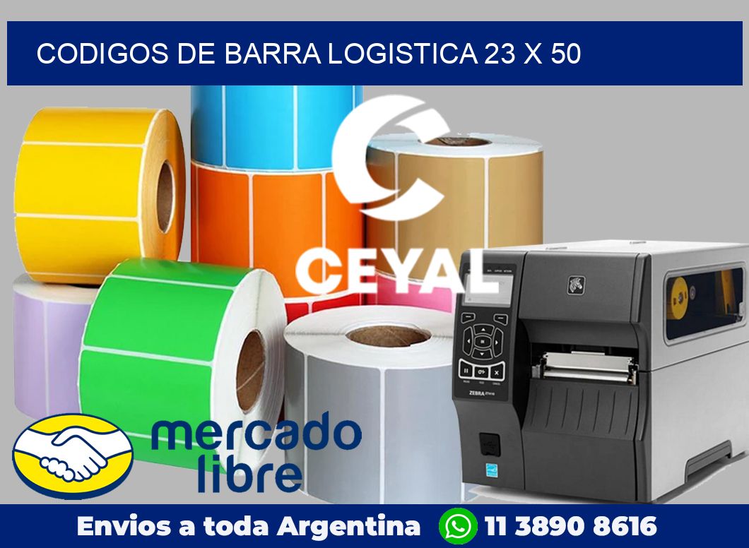 Codigos de barra logistica 23 x 50