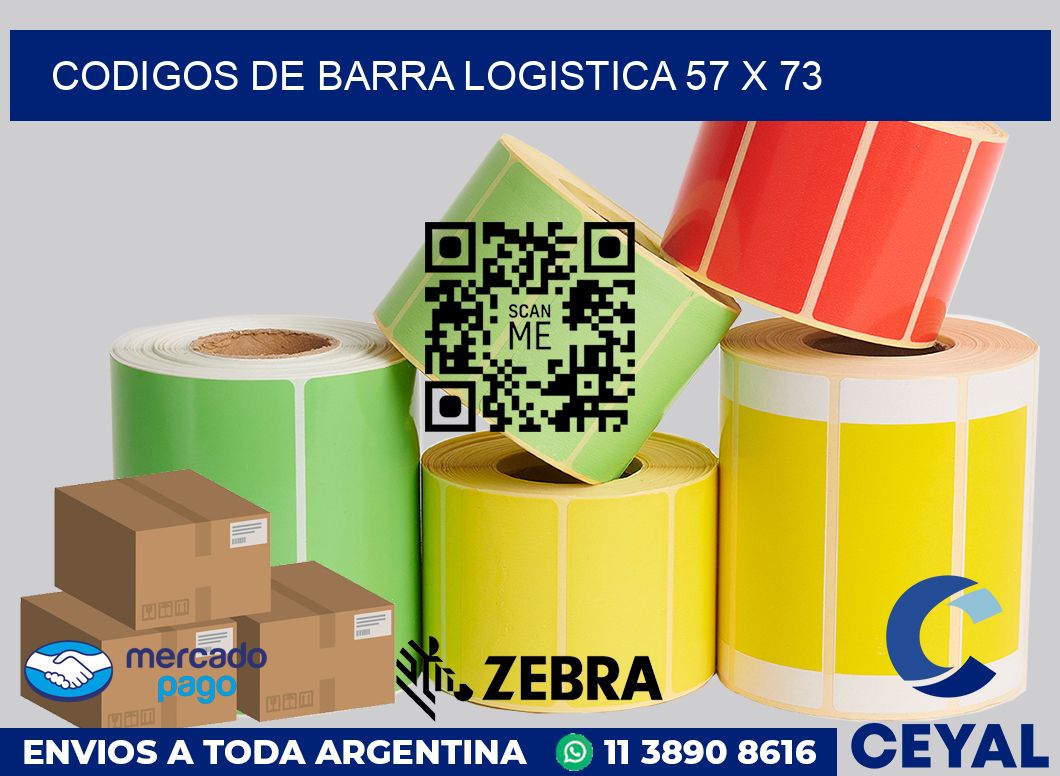 Codigos de barra logistica 57 x 73