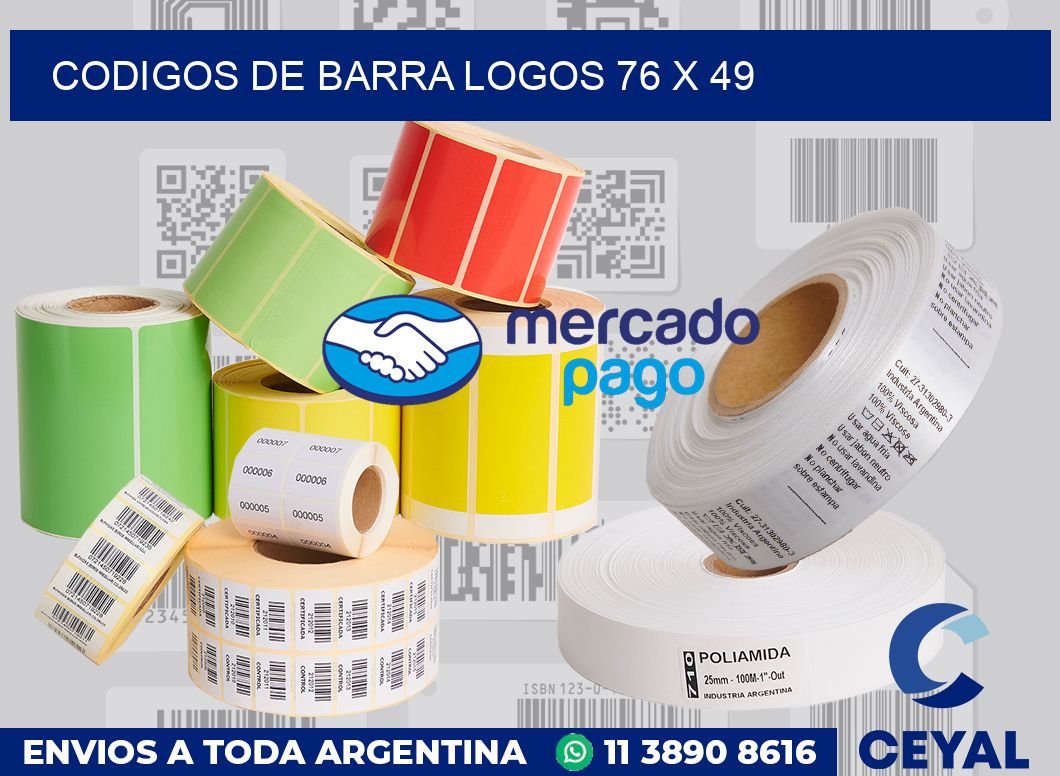 Codigos de barra logos 76 x 49